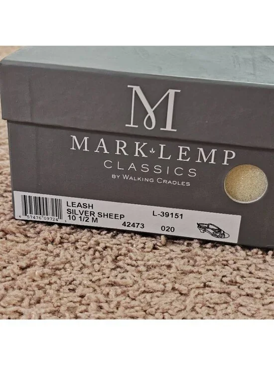 Mark Lemp Strappy Heels Womens 10.5M Classics by Walking Cradles Leash Silver - Picture 5 of 10